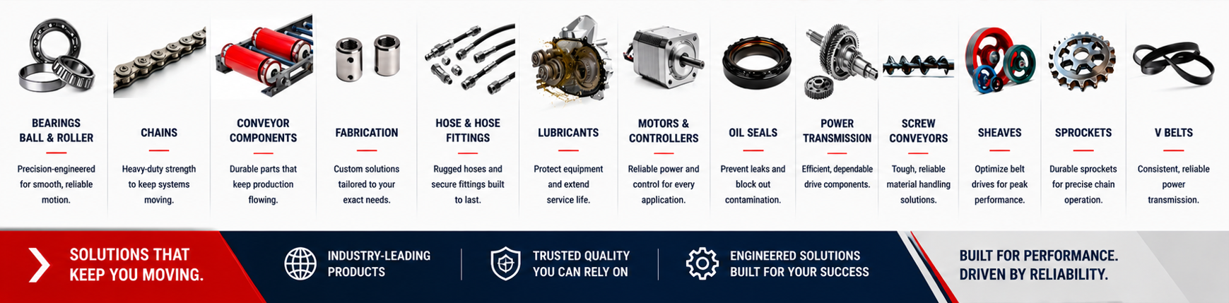 <strong>OUR PRODUCTS RANGE</strong>